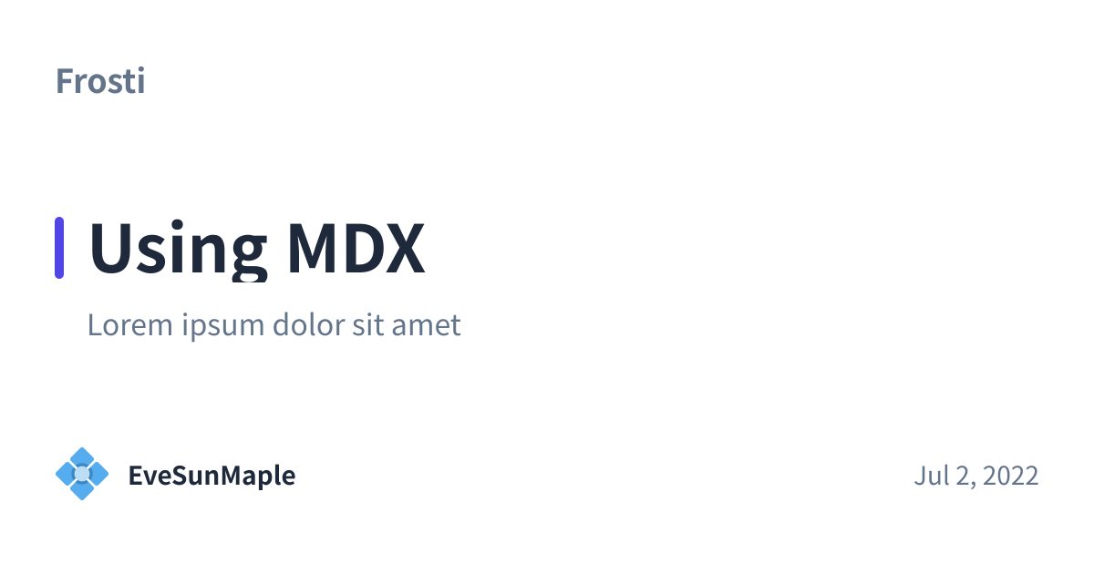 Share preview for Using MDX